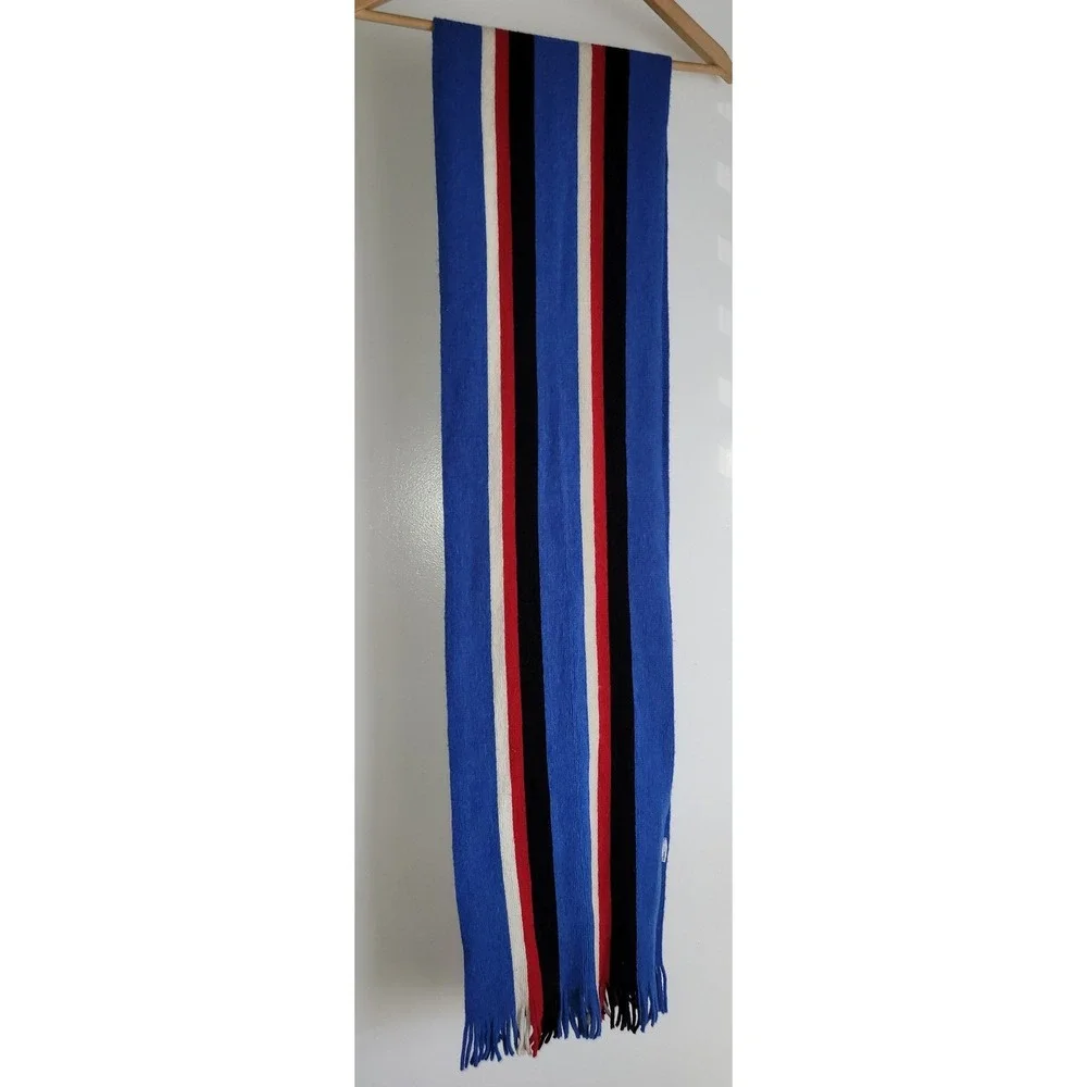 UNIQLO x J.W. Anderson Unisex Blue White‎ Red Black Striped Scarf